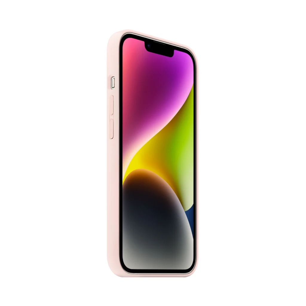 Just Mobile TENC silikoninis dėklas, skirtas „iPhone 14“ (taip pat tinka „iPhone 13“ baziniam modeliui) – rožinis