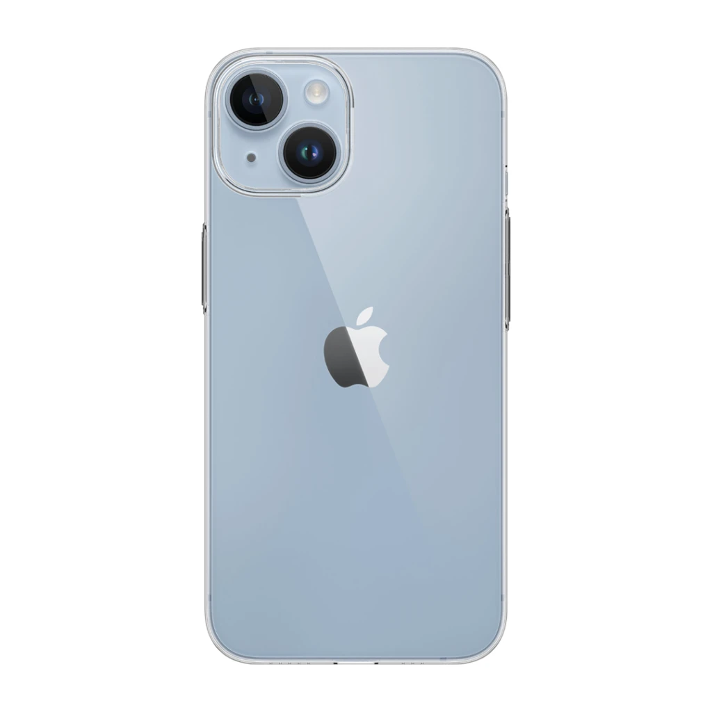 Dėklas „Just Mobile TENC Slim“, skirtukai „iPhone 14 Plus“ – „Crystal Clear“