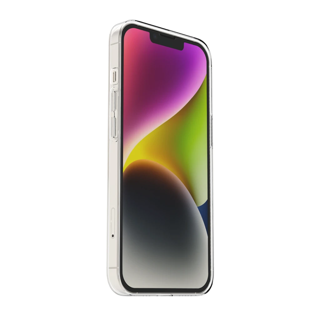 Dėklas „Just Mobile TENC Slim“, skirtukai „iPhone 14 Plus“ – „Crystal Clear“