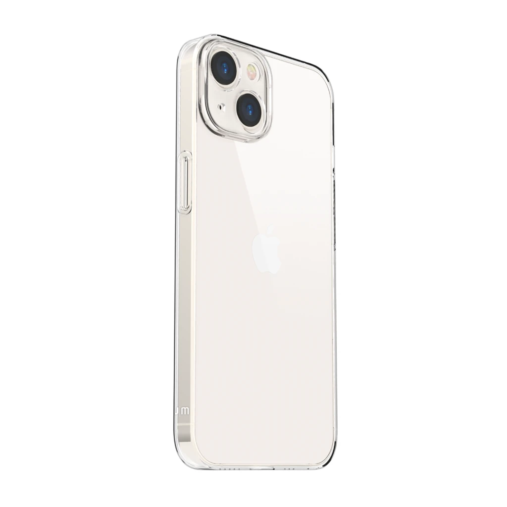 Dėklas „Just Mobile TENC Slim“, skirtukai „iPhone 14 Plus“ – „Crystal Clear“