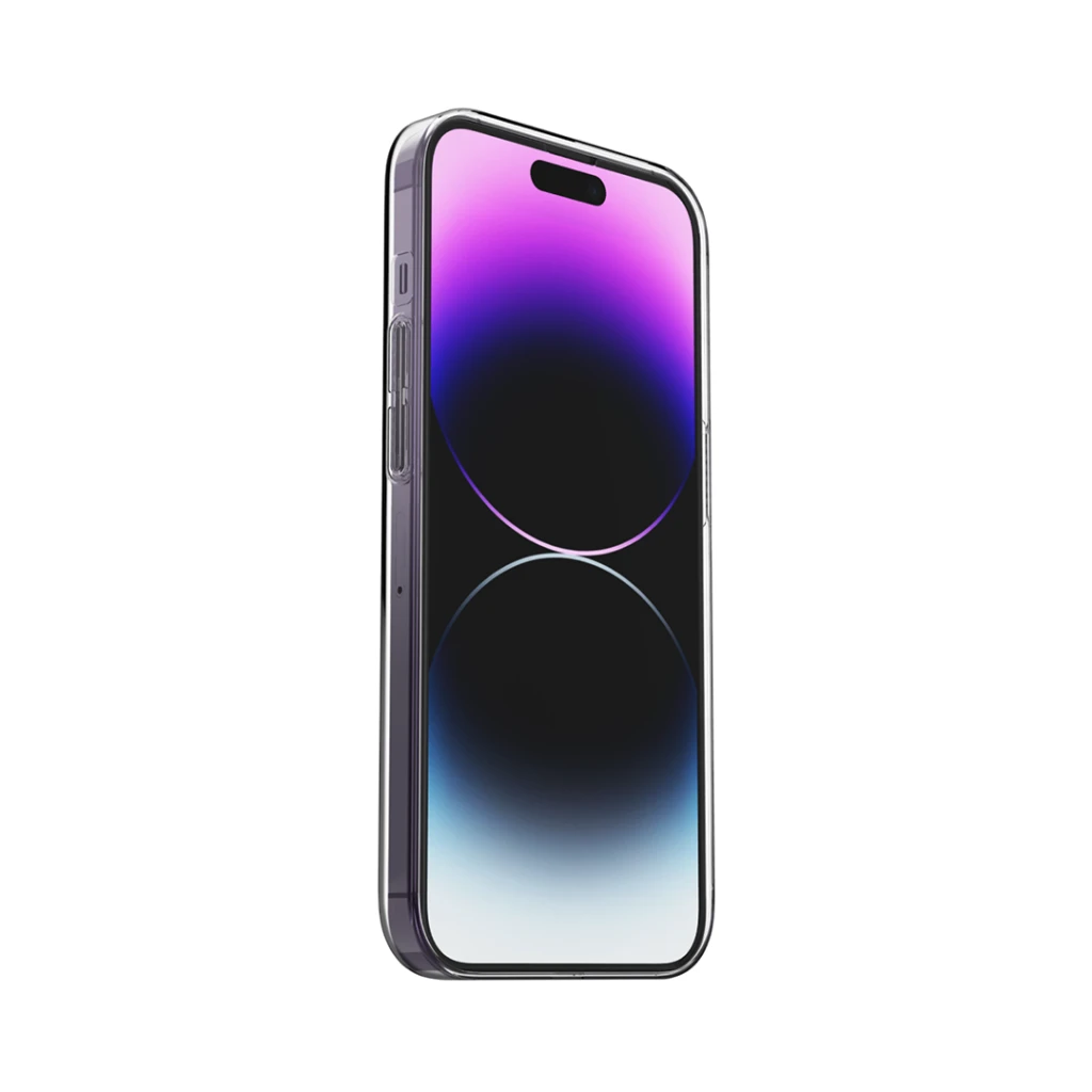 „Just Mobile TENC Slim Fit“ dėklas, skirtas „iPhone 14 Pro“ – skaidrus