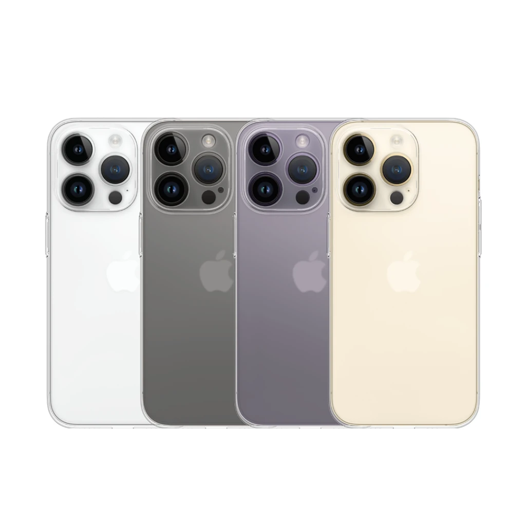„Just Mobile TENC Slim Fit“ dėklas, skirtas „iPhone 14 Pro“ – šerkšno spalvos