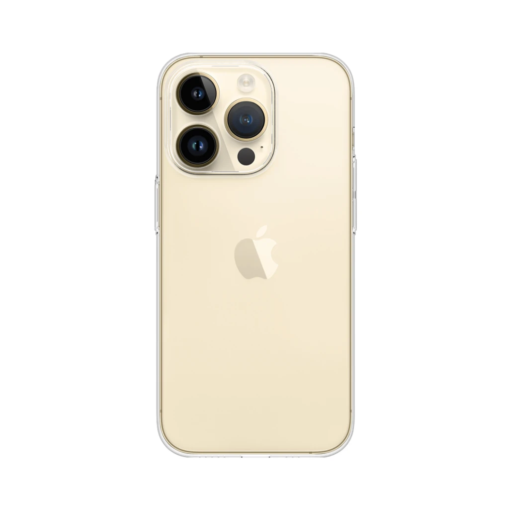 „Just Mobile TENC Slim Fit“ dėklas, skirtas „iPhone 14 Pro“ – skaidrus