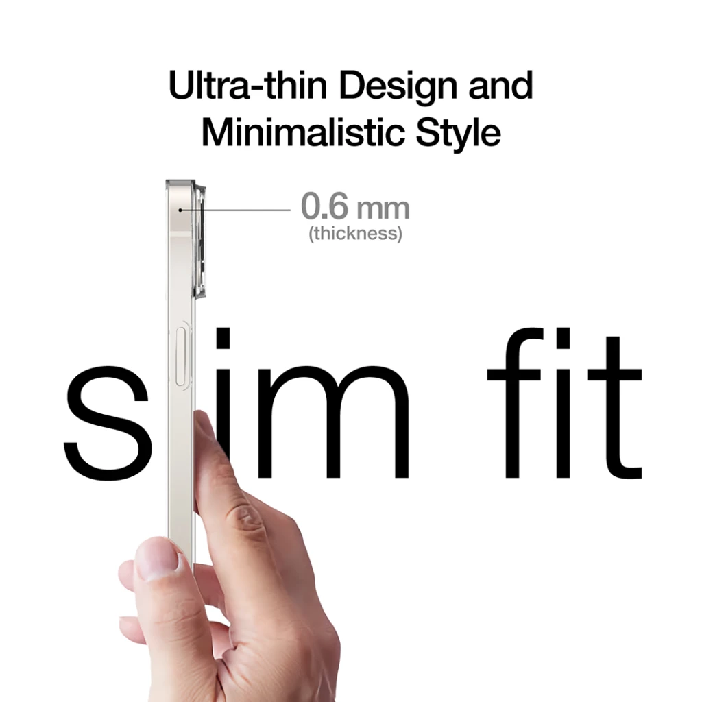 „Just Mobile TENC Slim Fit“ dėklas – skaidrus