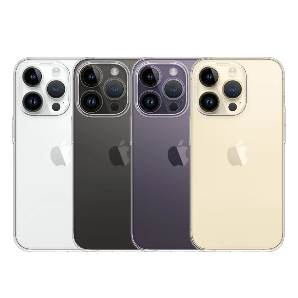Dėklas „Just Mobile TENC Slim“, skirtas „iPhone 14 Pro Max“ – skaidrus
