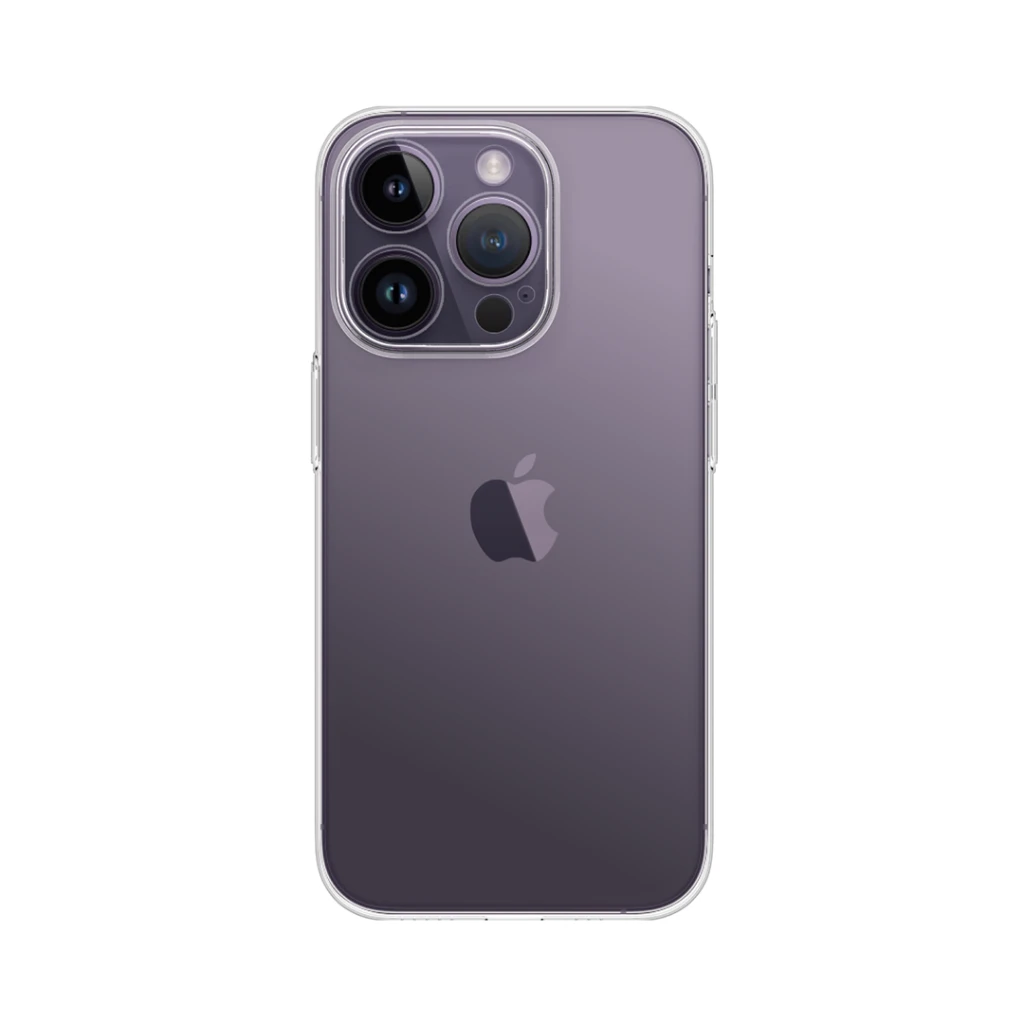 „Just Mobile TENC Slim Fit“ dėklas, skirtas „iPhone 14 Pro“ – skaidrus