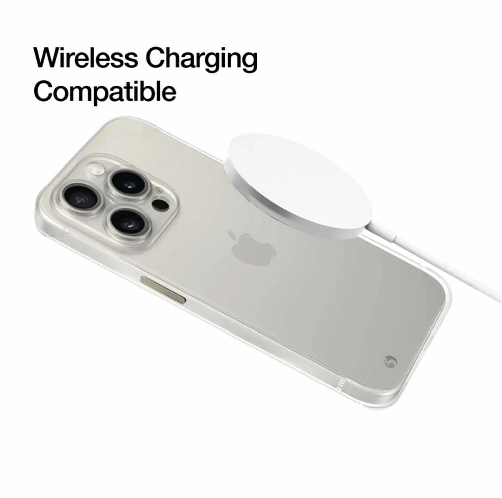 Dėklas „Just Mobile“ „JustMobile TENC?“ [Slim Fit], skirtas „iPhone 15 Pro“ – šerkšnas