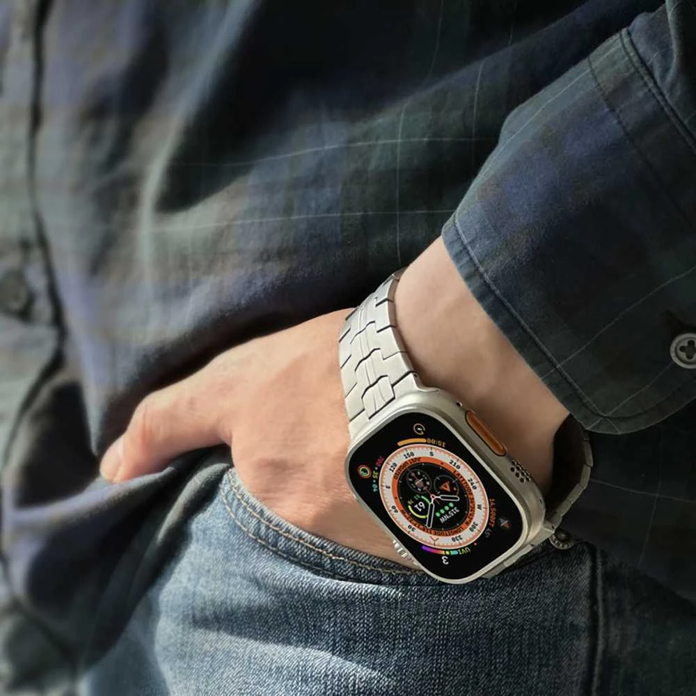 „Just Mobile“ titano dirželis, skirtas „Apple Watch Ultra“ (1 ir 2)