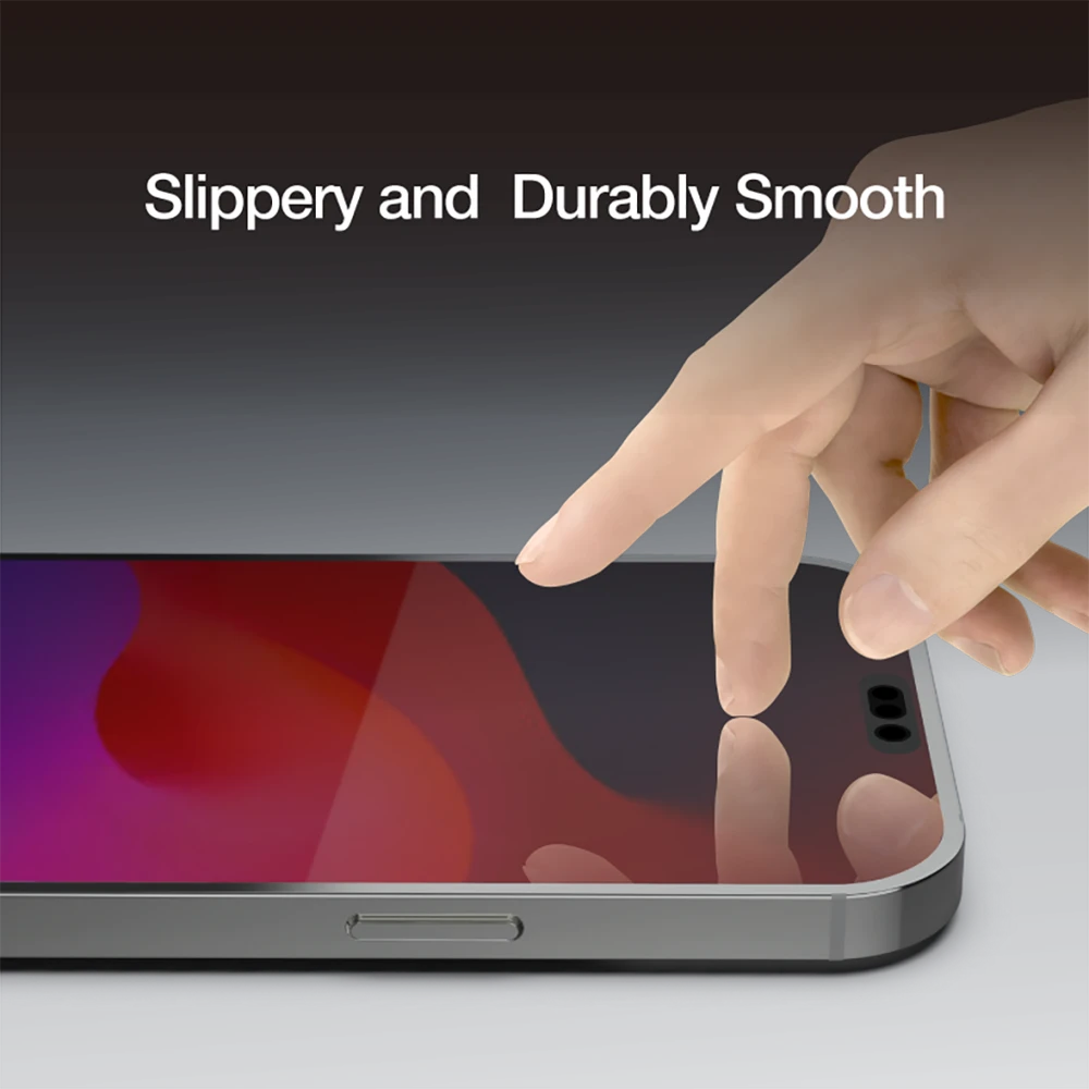 Just Mobile Xkin 3D Tempered Glass for iPhone 15 Plus - Juodas