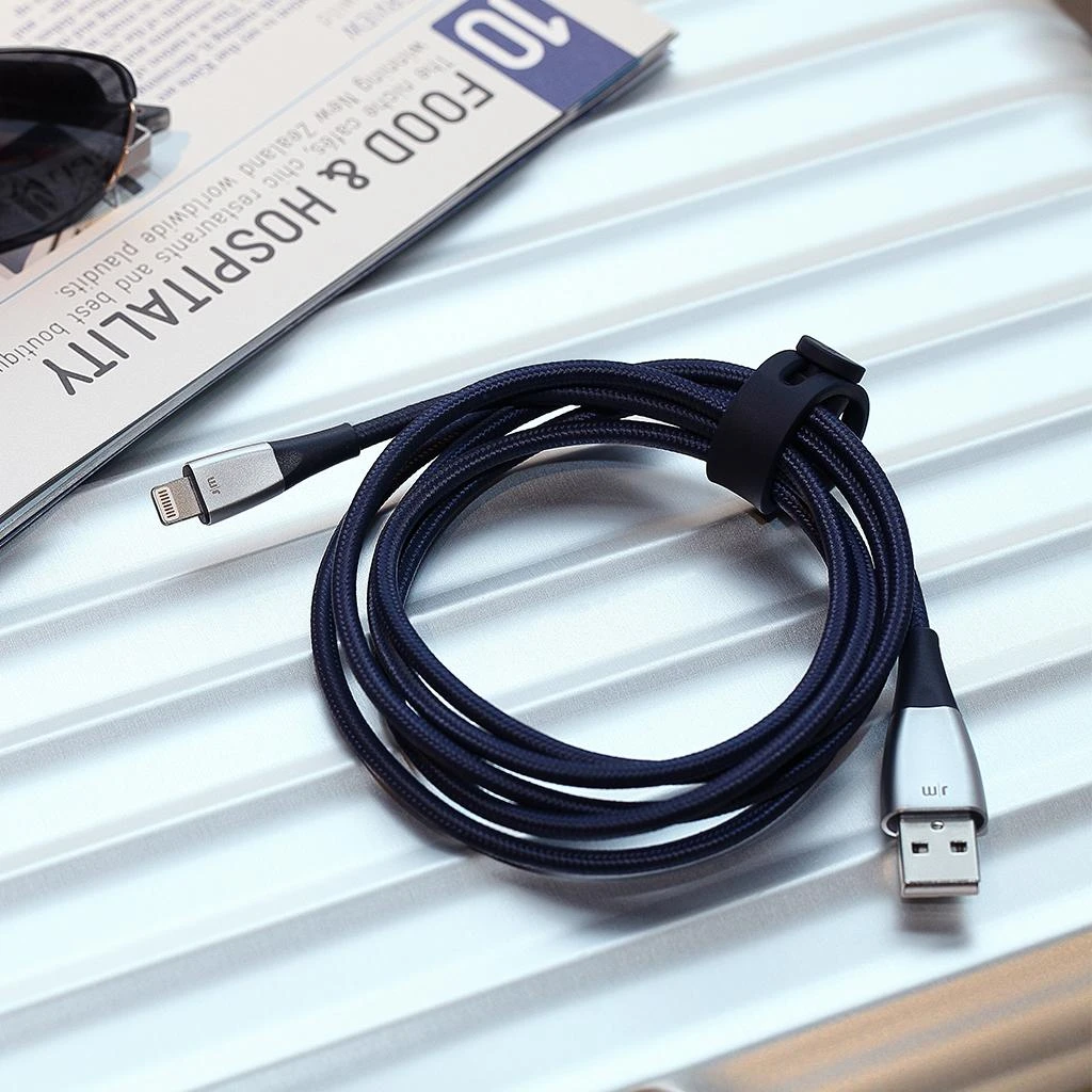 „Just Mobile ZinCable“ „Lightning“ laidas 1,5 m – rožinis auksinis
