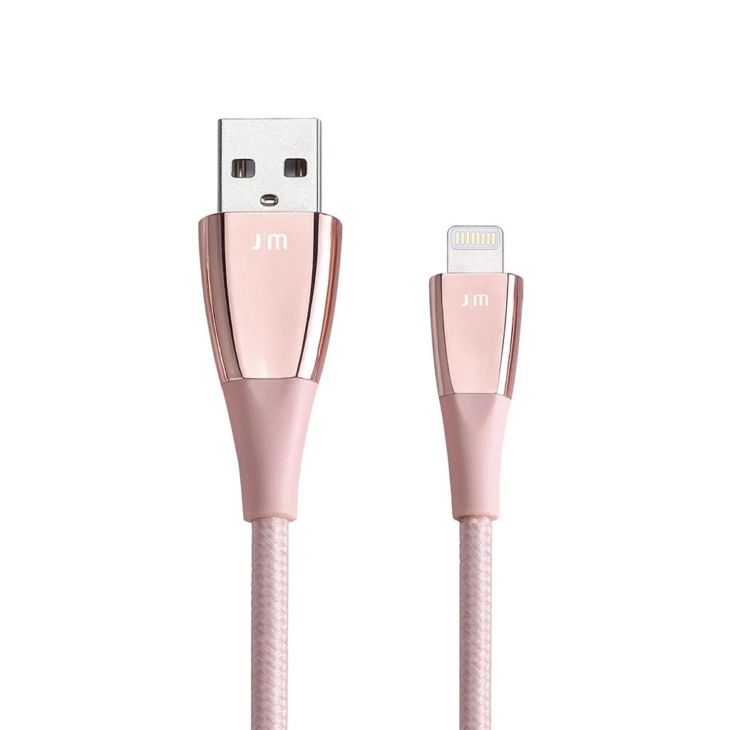 Just Mobile ZinCable Lightning cable 1.5m - Juodas/Sidabrinis