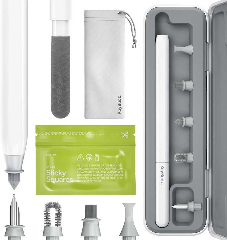 Valiklis „Class and Culture LLC KeyBudz AirCare 2.0 Premium Cleaning Kit“ – išsamus „AirPods“ ir „Lightning-USB-C“ prievadų rinkinys