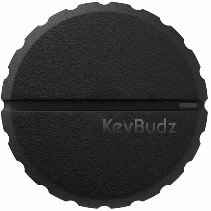 „KeyBudz“ slapti laikikliai – 4 vnt. pakuotė, skirti „AirTag“ – juodi