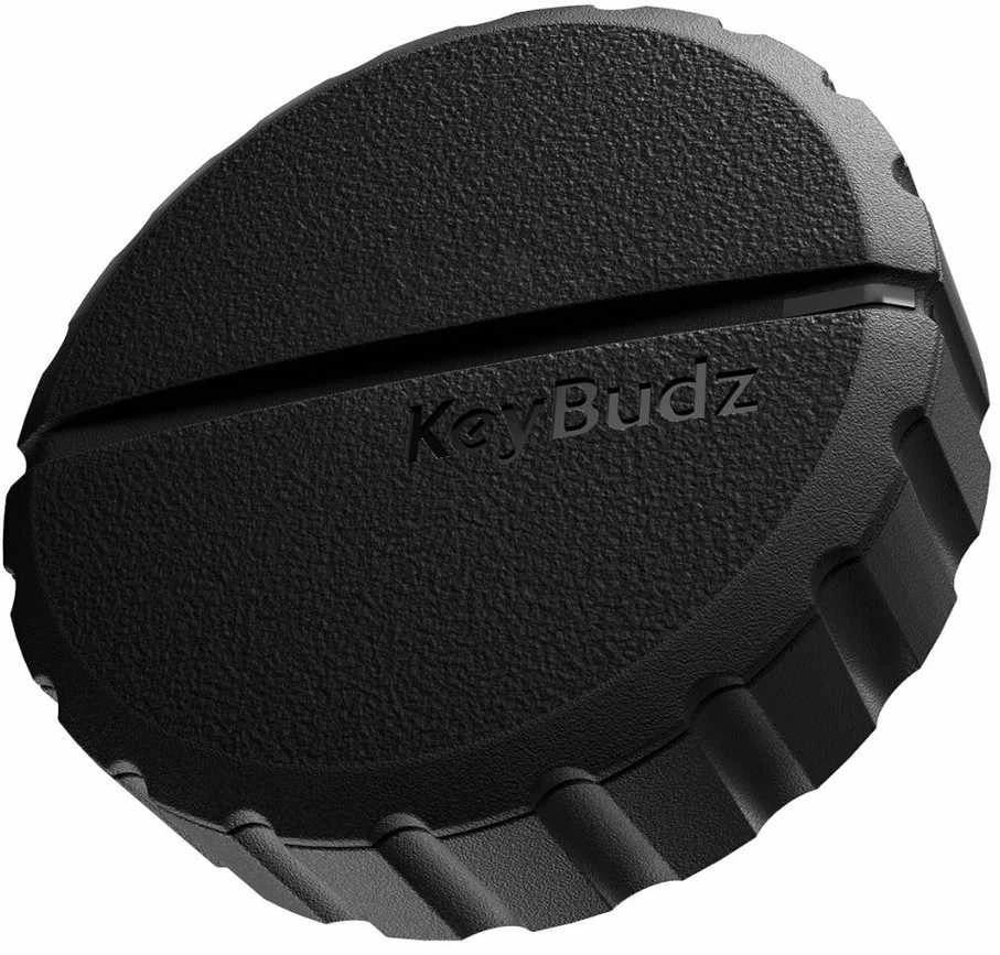 „KeyBudz“ slapti laikikliai – 4 vnt. pakuotė, skirti „AirTag“ – juodi