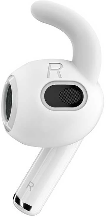 KeyBudz EarBuddyz skirta AirPods 3 - Baltas