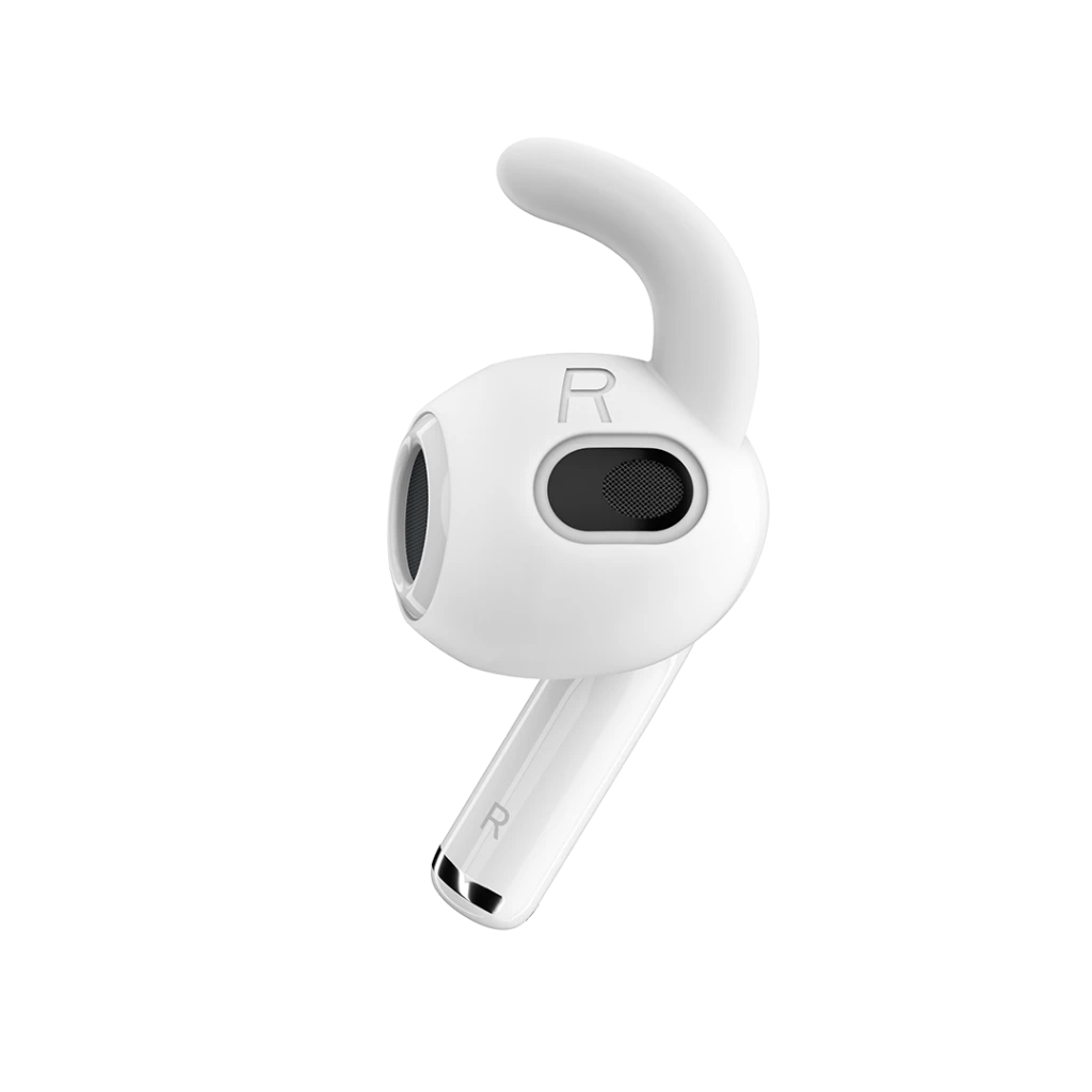 KeyBudz EarBuddyz skirta AirPods 3 - Baltas