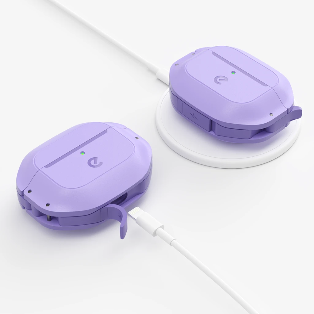 KeyBudz Element Series dėklas skirtas AirPods 3 - Wild lavender