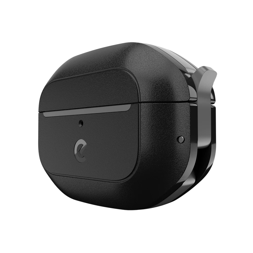 KeyBudz AirPods Pro 2 dėklas Carbon, šoninis vaizdas