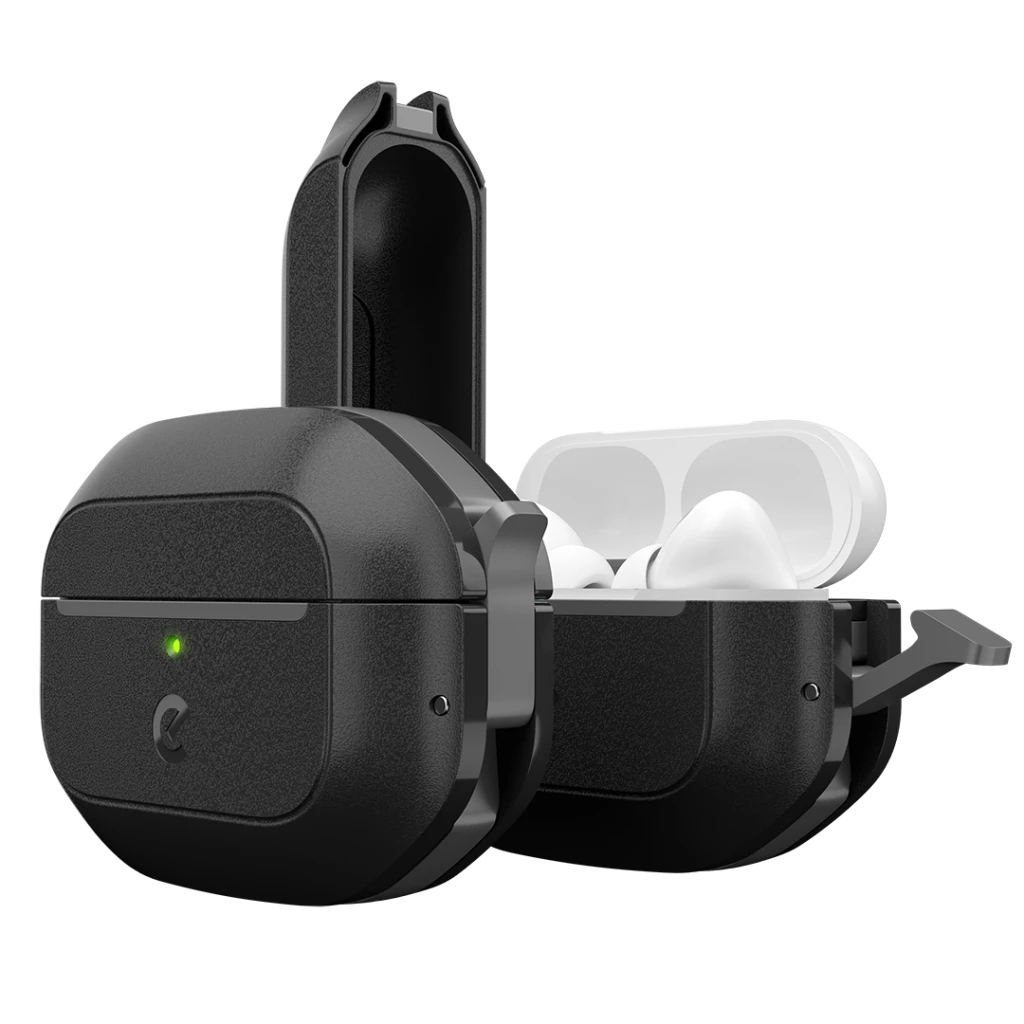 KeyBudz Element Series skirta AirPods Pro 2 dėklas - Carbon juodas