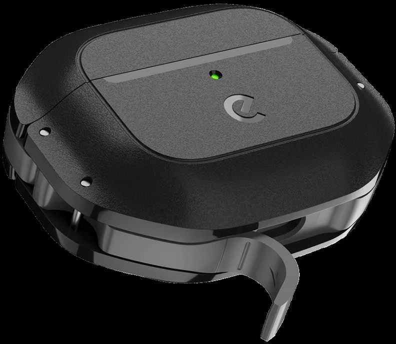 KeyBudz Element Series dėklas skirtas AirPods 3 - Carbon juodas