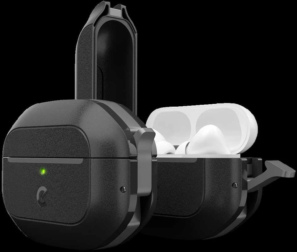 KeyBudz Element Series skirta AirPods Pro 2 dėklas - Carbon juodas