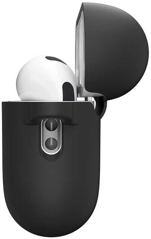 „Class and Culture LLC“ „KeyBudz Elevate“ silikoninis dėklas, skirtas „AirPods Pro 3“ (juodas)