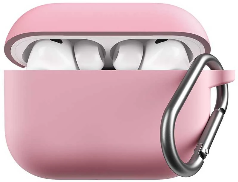 KeyBudz Elevate Series dėklas skirtas AirPods Pro Gen 3 - Blush Rožinė