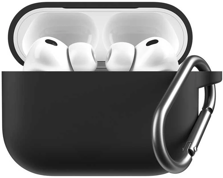 „Class and Culture LLC“ „KeyBudz Elevate“ silikoninis dėklas, skirtas „AirPods Pro 3“ (juodas)