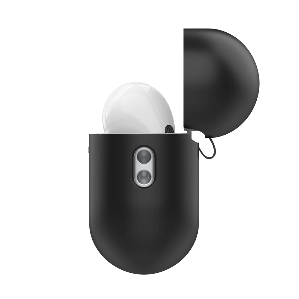 „Class and Culture LLC KeyBudz Elevate Keychain“ – silikoninis apsauginis dėklas, skirtas „AirPods Pro 2“ (juodas)