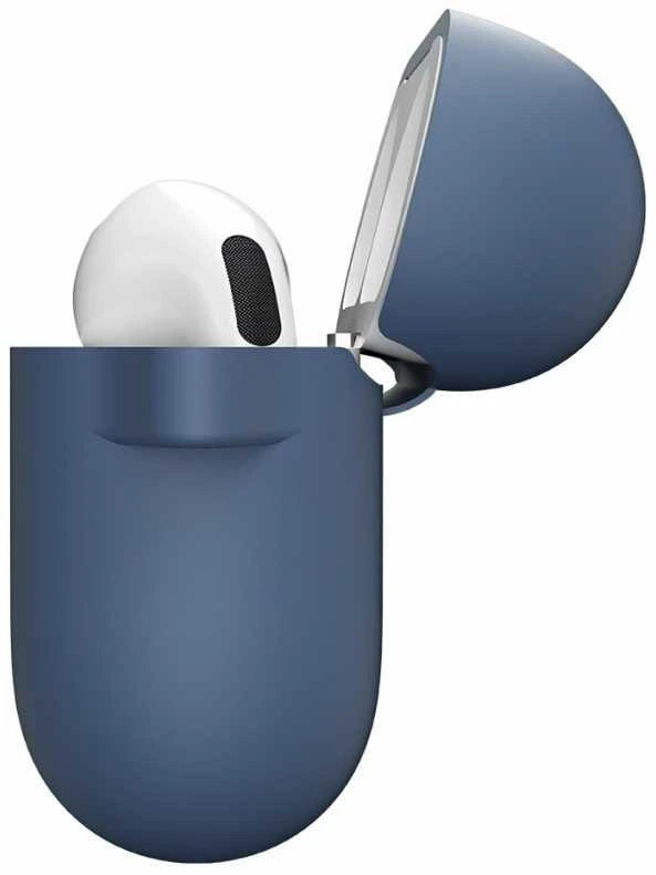 „Class and Culture LLC KeyBudz Elevate Keychain“ – silikoninis apsauginis dėklas, skirtas 4-osios kartos „AirPods“ ausinėms (kobalto mėlynas)