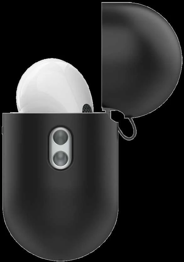 „Class and Culture LLC KeyBudz Elevate Keychain“ – silikoninis apsauginis dėklas, skirtas „AirPods Pro 2“ (juodas)