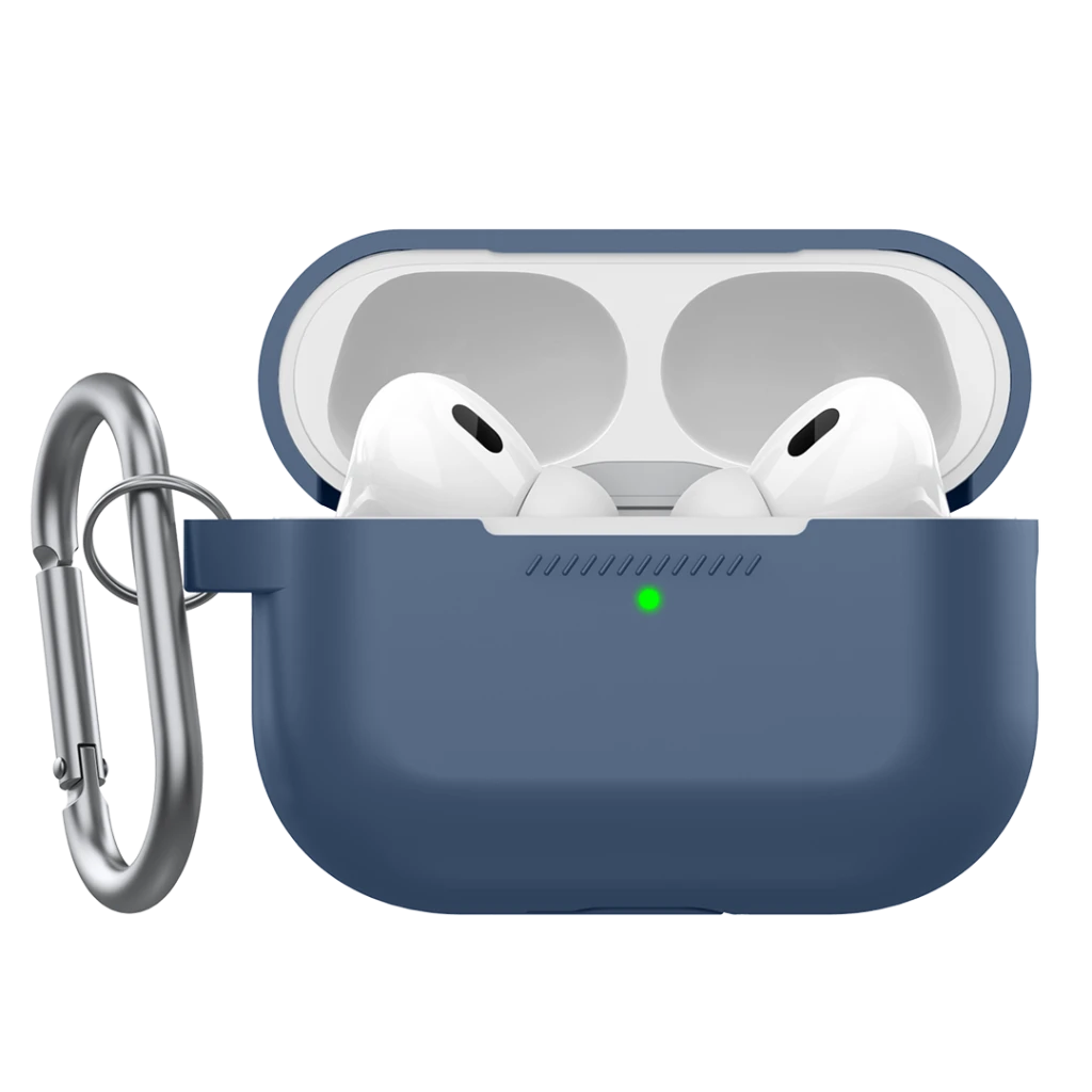KeyBudz Elevate AirPods Pro 2 dėklas su atidarytu dangteliu
