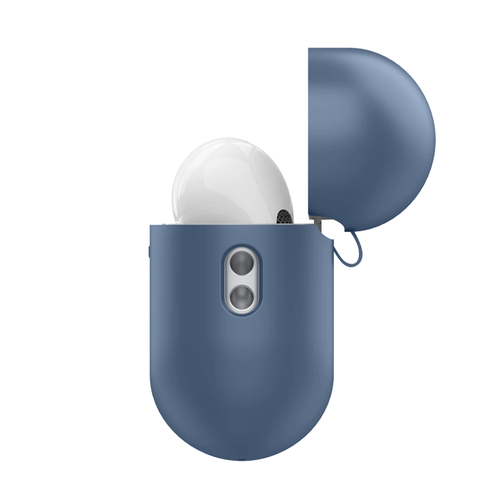 Class and Culture LLC KeyBudz Elevate Keychain – silikoninis apsauginis dėklas, skirtas AirPods Pro 2 (kobaltas)
