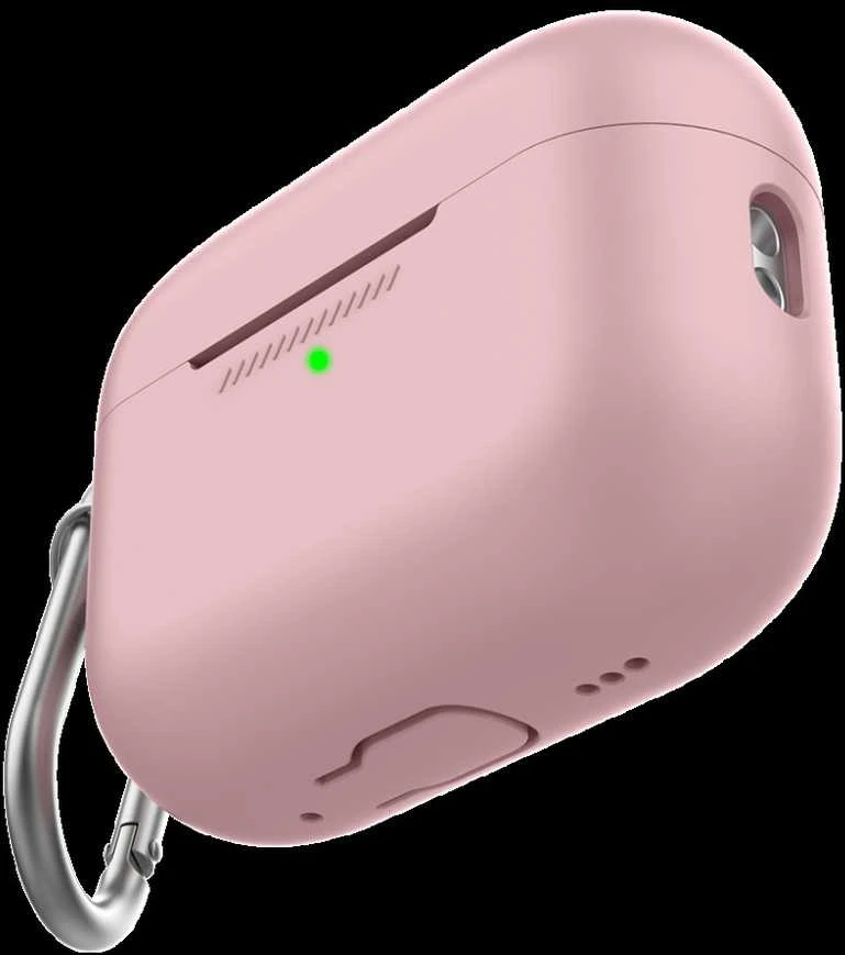 CULTURE KeyBudz Elevate Keychain – silikoninis apsauginis dėklas, skirtas AirPods Pro 2 (rausvos spalvos)