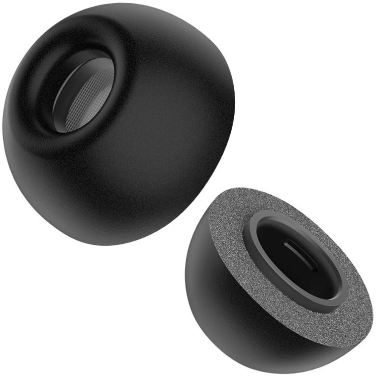 „KeyBudz Hyperfoam Comfort Series“ ausinės, skirtos „Airpods Pro“ (3 kartos) – visų dydžių – juodos