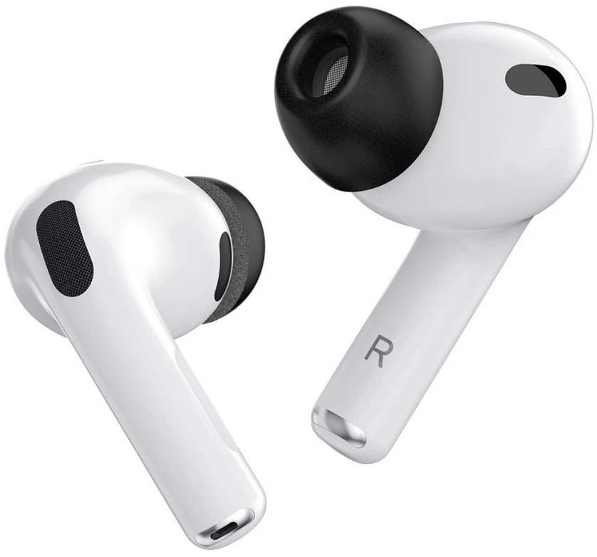 „KeyBudz Hyperfoam Comfort Series“ ausinės, skirtos „Airpods Pro“ (3 kartos) – visų dydžių – juodos