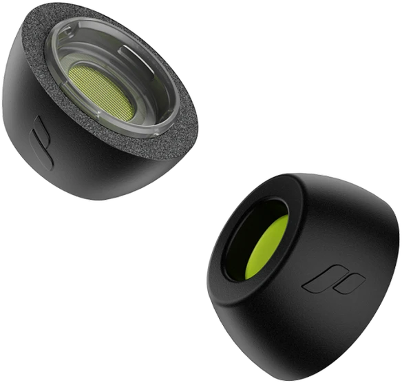 KeyBudz HyperFoam Memory Foam Tips skirta AirPods Pro - Matt juodas