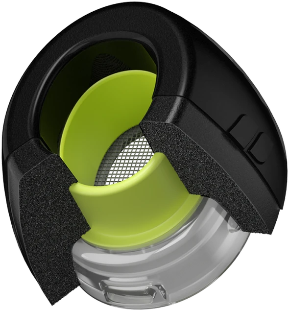 KeyBudz HyperFoam Memory Foam Tips skirta AirPods Pro - Matt juodas