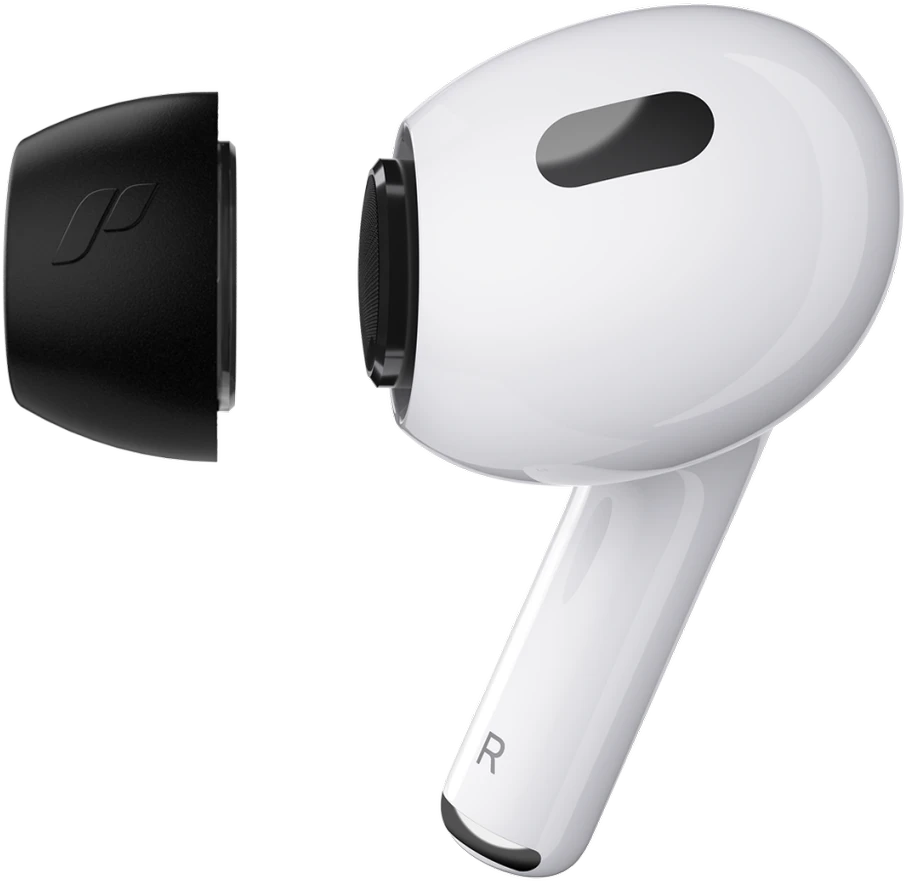 KeyBudz HyperFoam Memory Foam Tips skirta AirPods Pro - Matt juodas
