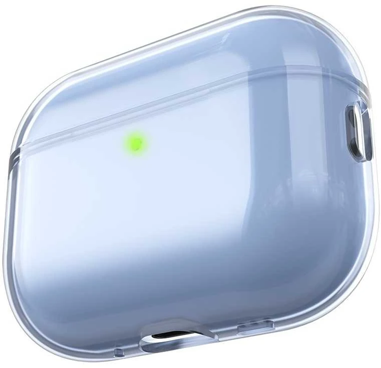 KeyBudz Jelly dėklas AirPods Pro su žalia lempute
