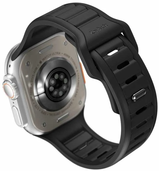 „KeyBudz Journey“ „Apple Watch“ dirželis – anglies juodumo