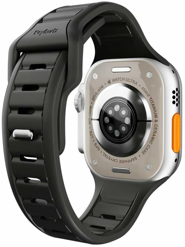 „KeyBudz Journey“ „Apple Watch“ dirželis – anglies juodumo
