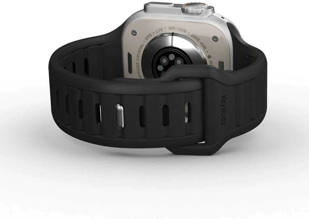 „KeyBudz Journey“ „Apple Watch“ dirželis – anglies juodumo