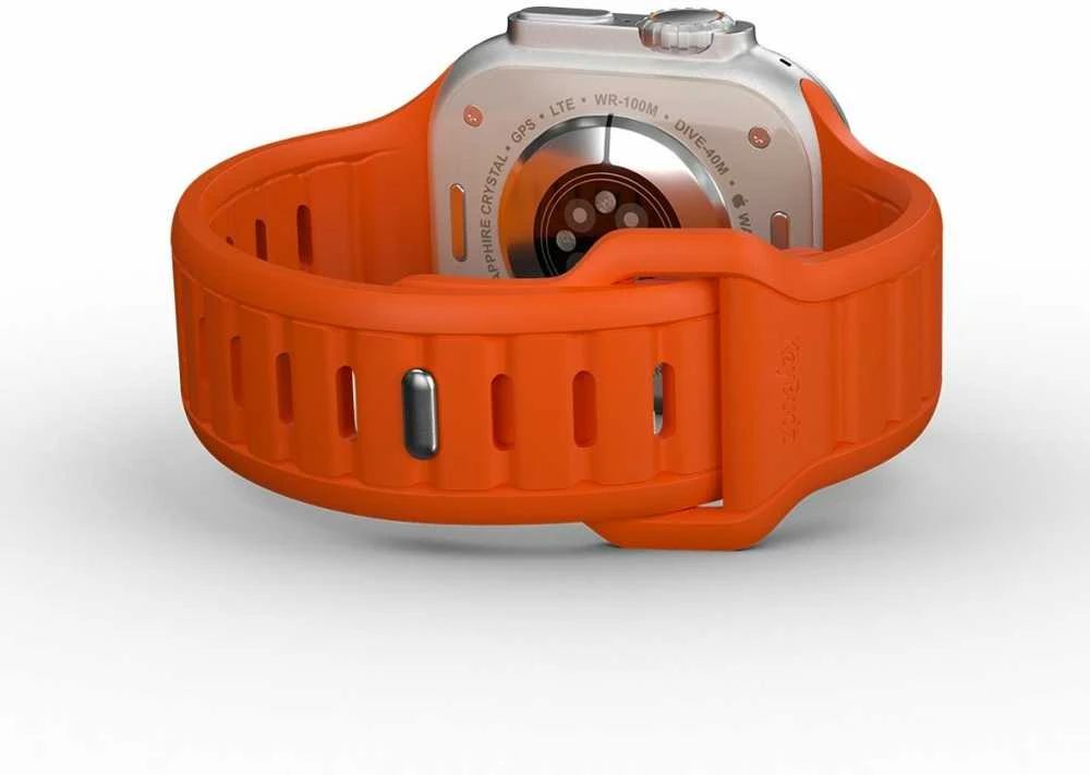 „KeyBudz Journey“ „Apple Watch“ dirželis – elektrinė oranžinė spalva