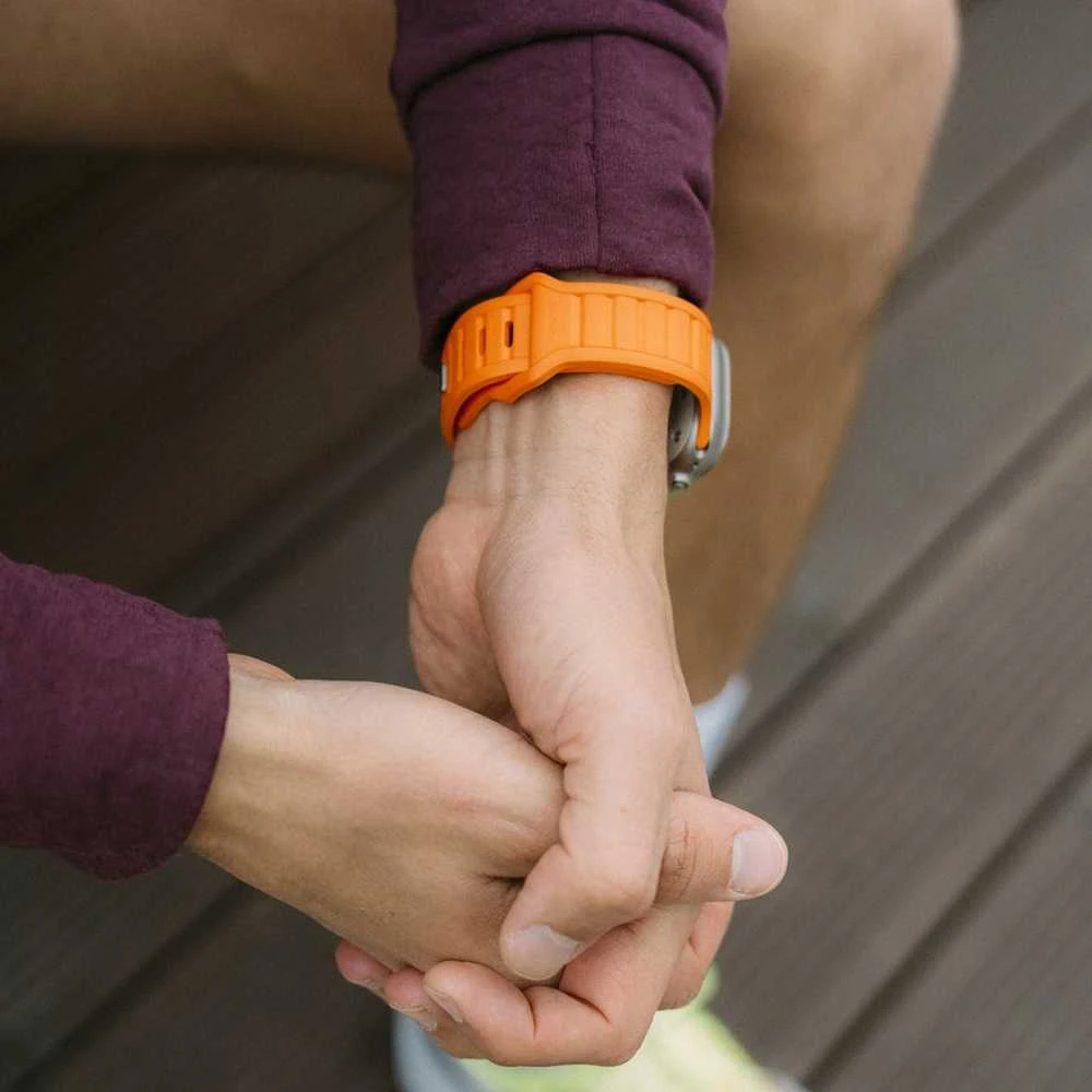 „KeyBudz Journey“ „Apple Watch“ dirželis – elektrinė oranžinė spalva