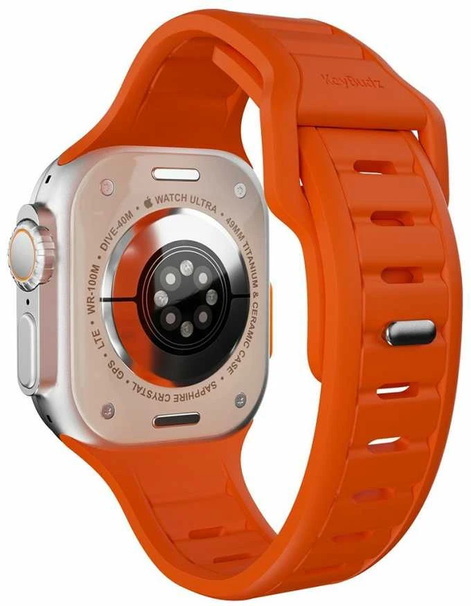„KeyBudz Journey“ „Apple Watch“ dirželis – elektrinė oranžinė spalva
