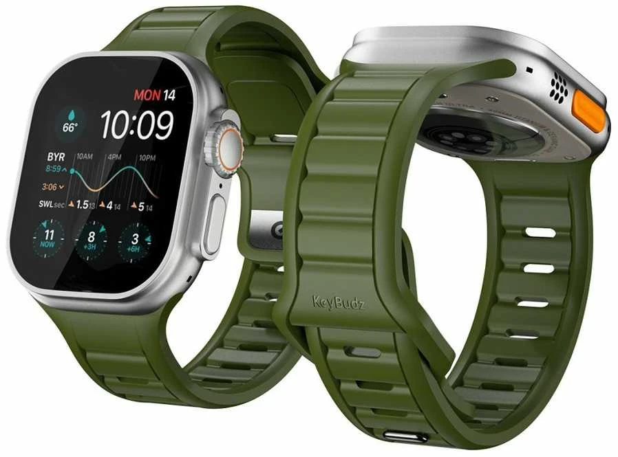 „KeyBudz Journey“ „Apple Watch“ dirželis – miško žalias