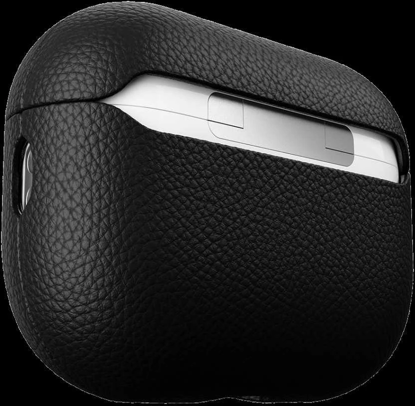 KeyBudz Artisan Series Leather dėklas skirtas AirPods Pro 2 - Juodas