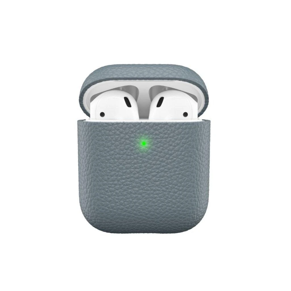 „KeyBudz PodSkinz Artisan“ serijos odinis dėklas, skirtas „AirPods 3“ – pilkos spalvos