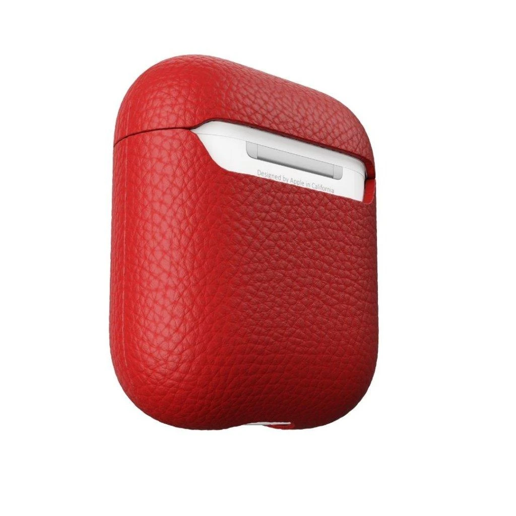 KeyBudz PodSkinz Artisan Series Leather dėklas skirtas AirPods 3 - Raudona